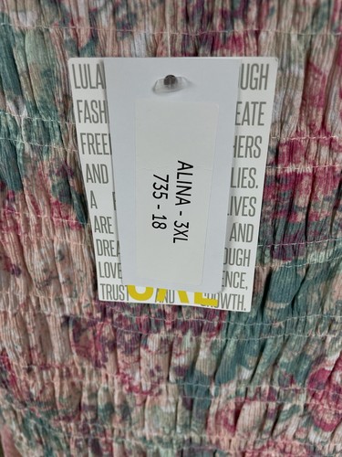 LuLaRoe Alina Nap Dress 3XL ~ NWT - Picture 5 of 6
