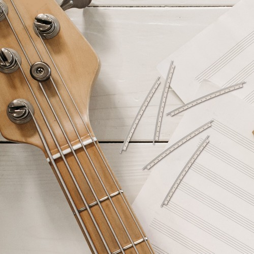 40 Piezas Trastes de Guitarra Construcción y Luthier Suministros Piezas Cable de Repuesto Trabajo - Imagen 8 de 12