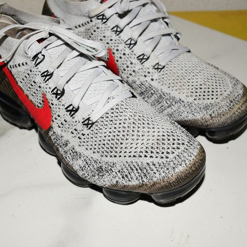 Nike Air VaporMax Platinum Red Black 849558-020 Men US 9 - Bild 6 von 18