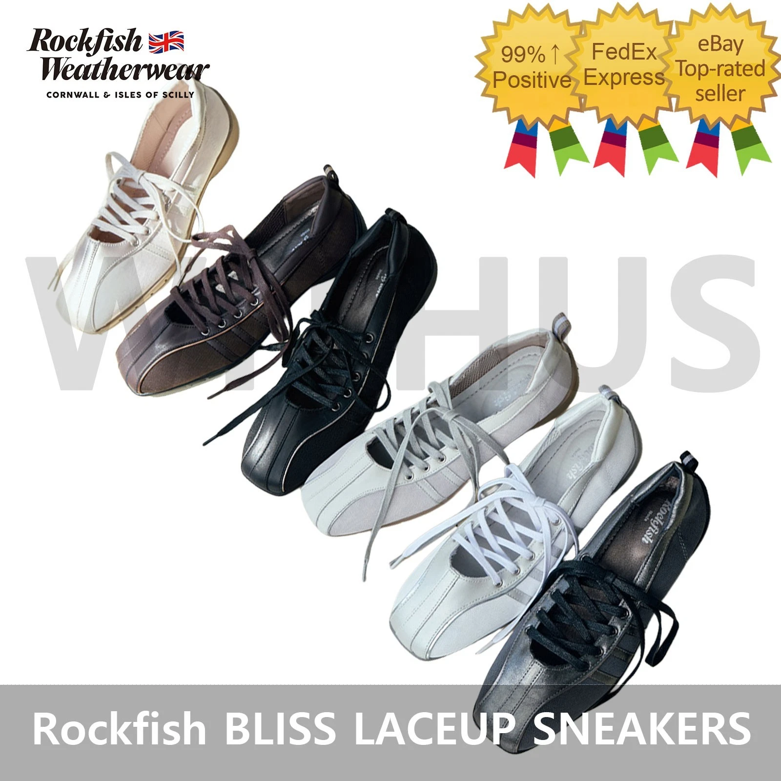 Rockfish Weatherwear BLISS LACEUP SNEAKERS - 6 Colors = | eBay