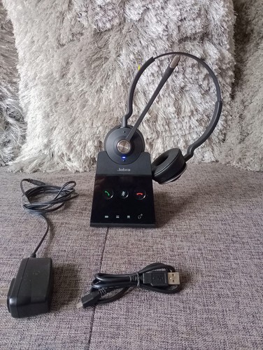 Jabra Engage 65 Noise Cancelling Mono Wireless Headset Ear-Pad (On the Ear) WHB0 - Picture 1 of 17
