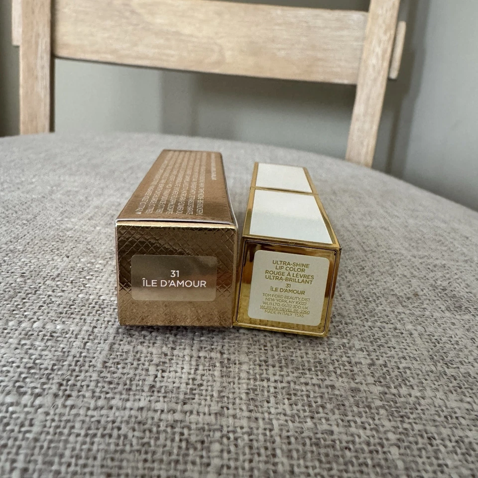 Tom Ford Soliel Ultra-Shine Lip Color 31 ILE D’AMOUR - 0.11 oz / 3.3 g NEW - Image 3 of 3