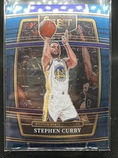 2021-22 Select Concourse Blue 94 Stephen Curry Warriors Parallel Basketball Card