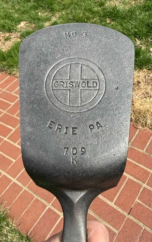 Cast Iron Spatula made from a #3 Griswold Cast iron Skillet FREE SHIPPING!!!