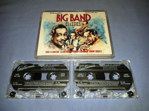 V/A BIG BAND CLASSICS DOUBLE CASSETTE TAPE ALBUM - Picture 1 of 2