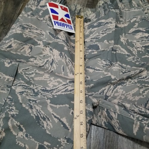 Air Force Utility Tiger Stripe Camo Digital Pants Propper Button USA Large 48R - Picture 7 of 12