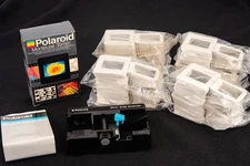 Polaroid 35mm Slide Mounter Transparency Film Cutter NEW in Box w 400 Mounts V20
