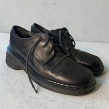 Dr. Martens Made in England Black Leather Shoes UK 7 US 8 Mens / 9 Womens 9264
