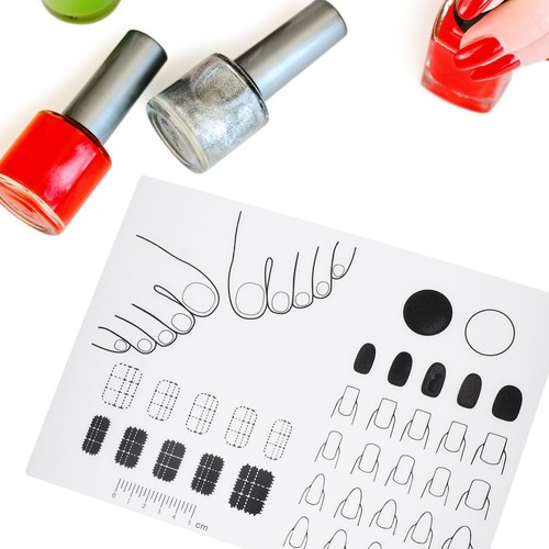 Practice Manicure Planks Silicone Craft Mat for Painting Training - Picture 2 of 12