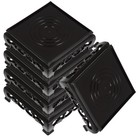  5 Pcs Square Planters for Outdoor Plants Display Tray with Stand Plantsfor