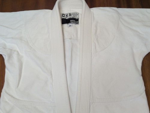 93brand Standard Issue BJJ Gi A2 weißer Kimono mit Hose Jiu Jitsu Uniform Set - Bild 4 von 22