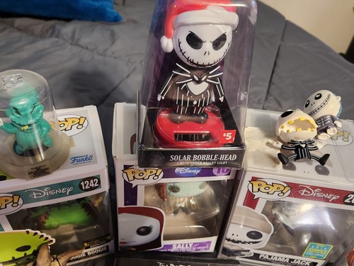 Nightmare Before Christmas Fan Bundle. Funko Pops, Shower Curtain, Etc - Picture 4 of 9