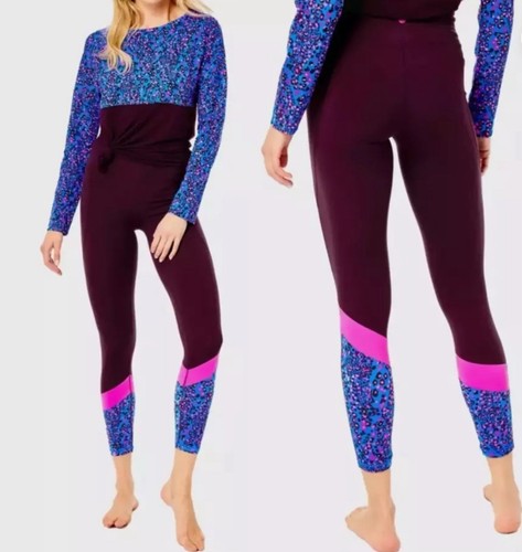 Lilly Pulitzer Leggings Cherry Ganache Weekender Tiro Alto Pantalones Ateléticos XXL - Imagen 2 de 10