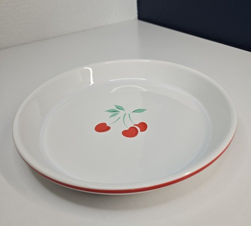 Vintage Berries Jubilee Cherry 9" Pie Plate Dessert  - Picture 2 of 8