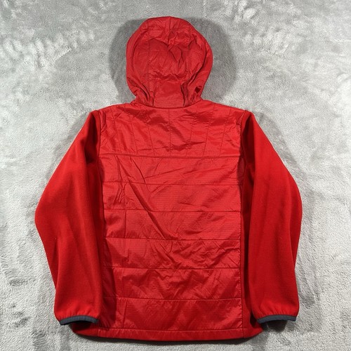 Columbia Sportswear Boys S (8-10) Red Hooded Windbreaker Jacket Lightweight Zip - Picture 10 of 12