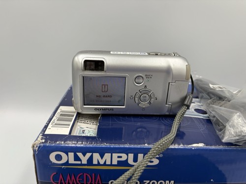 Olympus Digital Camera Camedia C-360 Zoom 3.2MP Silver Tested And Boxed. - Picture 3 of 5