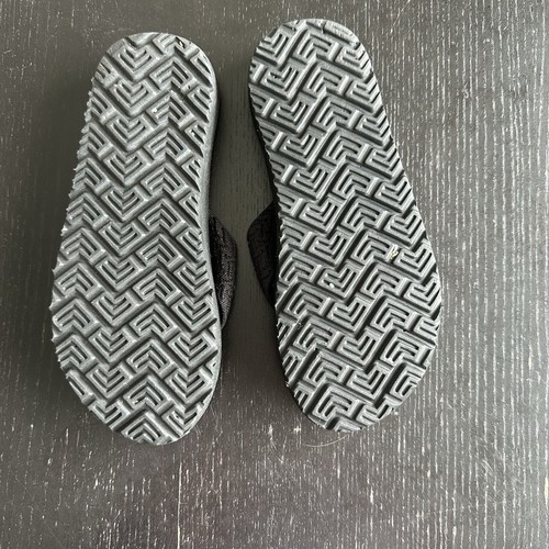 Teva Damengröße 7 schwarz Mush Flip Flops gewebte Riemen Sandalen Freizeit Komfort - Bild 4 von 13