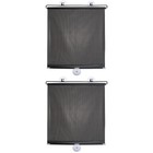  2 Sets Suction Cup Blackout Blinds Kitchen Uv Proof Curtain Balcony Shade