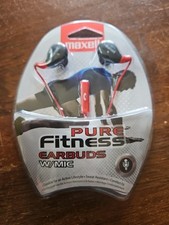 MAXELL 192005 Pure Fitness Sweat  resistant Earbuds with Microphone