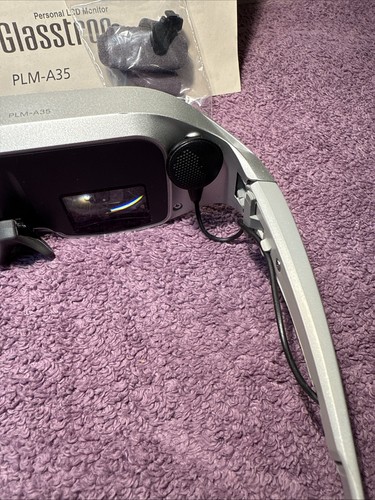Sony Glasstron PLM-A35 FPV VR Personal LCD Monitor Heimkino Videobrille  - Bild 6 von 8