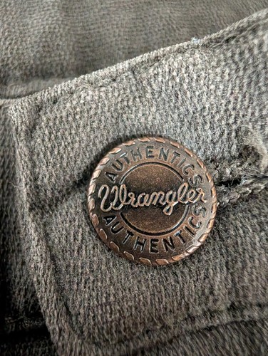 Wrangler Texas Khaki Brown Stretch Denim Jeans W34 L30 - Picture 9 of 15