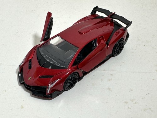 JADA TOYS LAMBORGHINI AVENTADOR SV RED 1:32 DIECAST MODEL 5" NEW NO BOX #34 - Picture 7 of 12