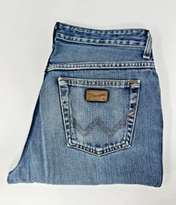 Wrangler Tina Bootcut Jeans W32 L30 Women's Blue Straight Denim Zip Fly 