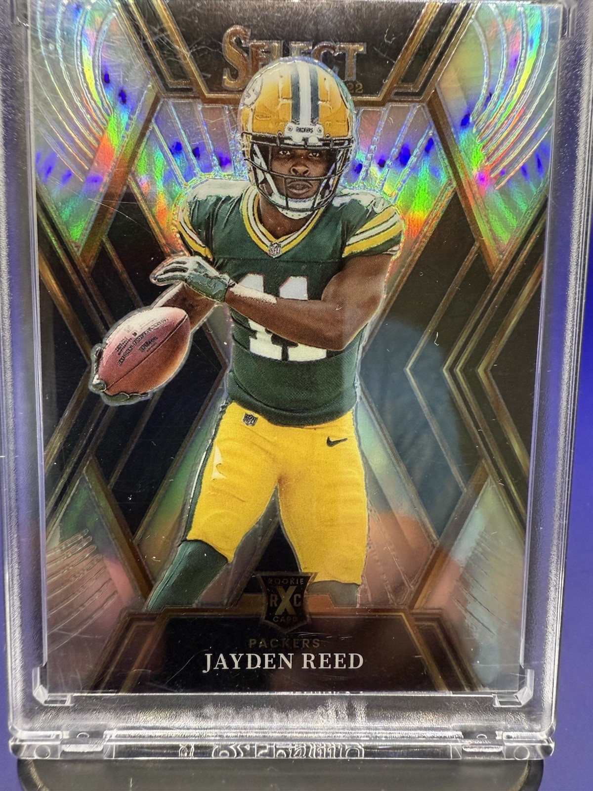 2022 Panini Select - 2023 XRC Jayden Reed #515 Silver Prizm (RC)