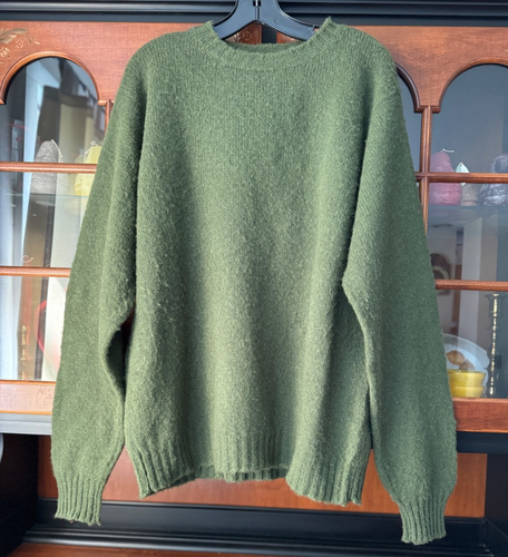 VINTAGE ANDOVER SHOP ZOTTELIGER SHETLAND PULLOVER SCHOTTLAND LARGE