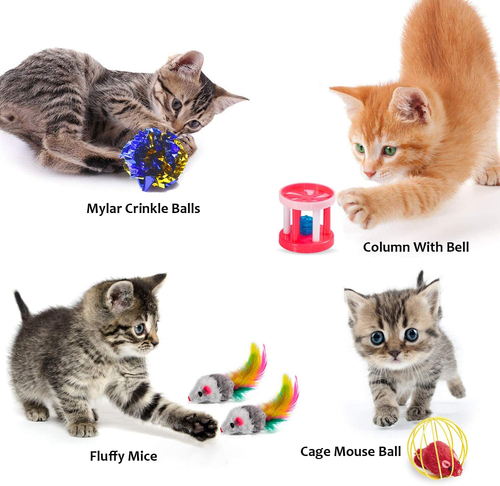 35 PCS Cat Toys Kitten Toys Assortments,Variety Catnip Toy Set Including 2 Way T - Picture 4 of 8