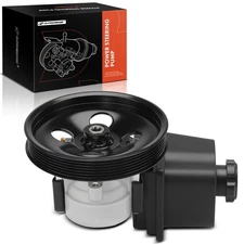 A-Premium Power Steering Pump w/ Pulley & Reservoir for Chevy Trailblazer GMC