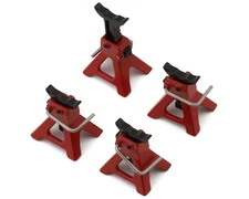 Yeah Racing 1/18 & 1/24 Micro Crawler Adjustable Height 3 Ton Jack (Red) (4)