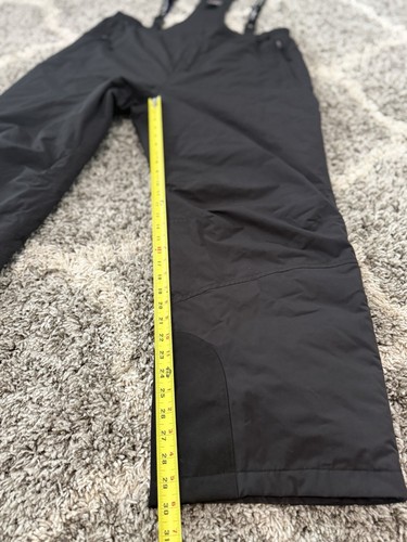 LL Bean Men’s Overall Ski Jumpsuit Pants Black Bibs Reg Size 2XL Black - Picture 6 of 11