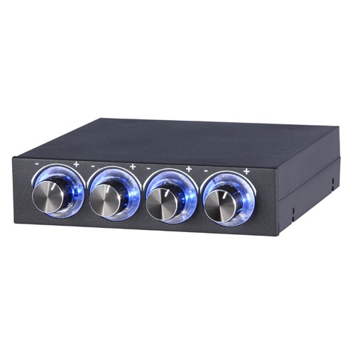 Ventilateur Contrôleur de Vitesse 4 Canaux avec Commandes LED vers 4 Lots de PC Ordinateur9922 - Photo 6/6