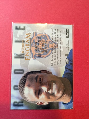 1987 1000yard Club Topps Walter Payton 1996 Fleer Rookie Bobby Engram - Picture 10 of 10