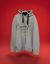 Camp David Herren Pullover Hoodie Größe XXXL Grau Sweatshirt