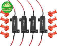 4pcs 50W 6Ohm Load Resistors Fix LED Turn Signal Blinker Error Code Lights