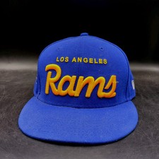 Los Angeles Rams Hat Cap Snap Back New Era NFL 9 Fifty Hat Blue Gold Adjustable