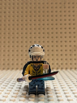 #ad Lego Trafalgar Law One Piece Custom Printed Minifigure Netflix Wano $11.99
