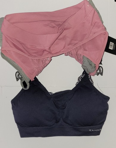Paquete de 3 sujetadores sin costuras Tahari, sujetador Tahari para mujer, inalámbrico con almohadillas extraíbles. - Imagen 5 de 7