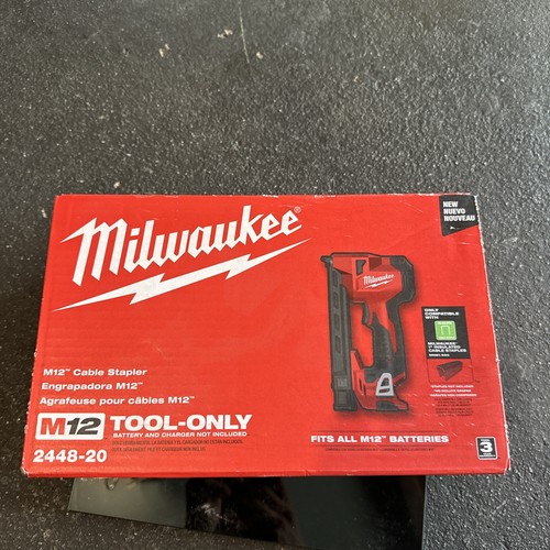 Milwaukee M12 2448-20 Pistola a graffetta - Rosso - Foto 1 di 3