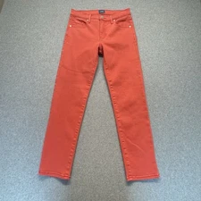 Jag Cassie Crop Mid Rise Jeans Size 2/26 - red