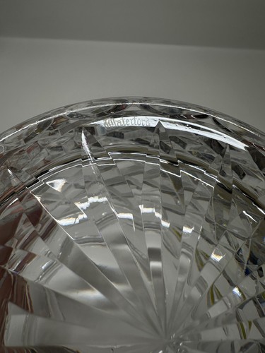 Waterford Glandore Crystal Biscuit Barrel and Lid - Picture 11 of 13