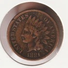 US Rare Old West 1881 Indian Head Penny Coin American Collection Shield Cent USA