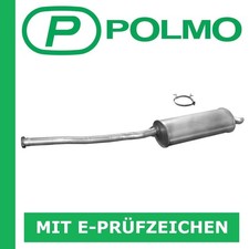 POLMO Auspuff Endschalldämpfer mit E-Prüfzeichen /001