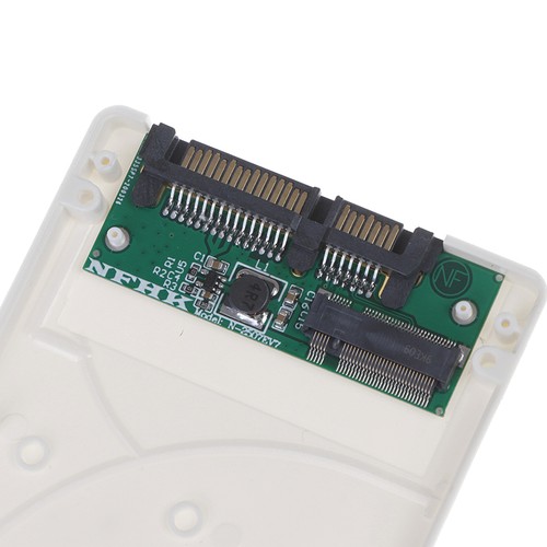 B+M key M.2 NGFF (SATA) SSD to 2.5 Inch SATA3 Adapter Card With Case ScrewS.zh - Afbeelding 6 van 12