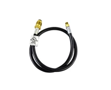 Enerco 71144-18 18" Propane Hose 1/4" Male Flare x POL Excess Flow Soft Nose