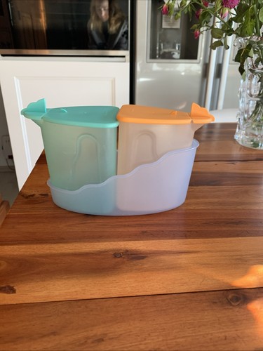 Tupperware Junge Welle Milchkännchen /Zuckerdose Set ,Mehrfarbig ,20Lx11Bx7H - Bild 5 von 19