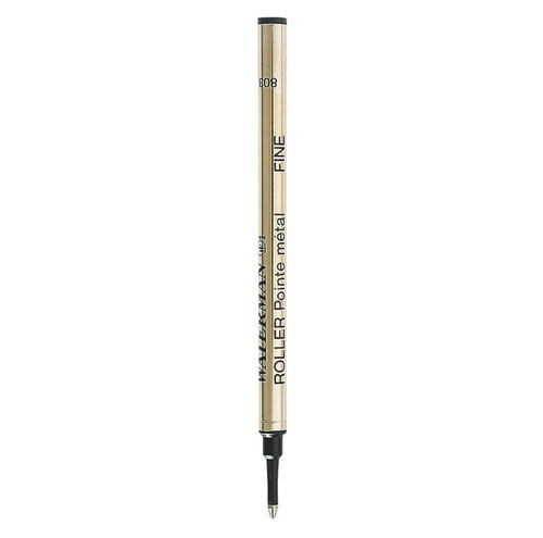 Waterman Rollerball Pen Refills Blister Pack Of 2 Bold Black Ink Cartridges - Picture 4 of 5