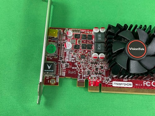 VisionTek 1GB Radeon HD 7750 SFF GDDR3 | 2x HDMI & 1x MiniDP | 7750SFF2HDMI - Picture 4 of 10